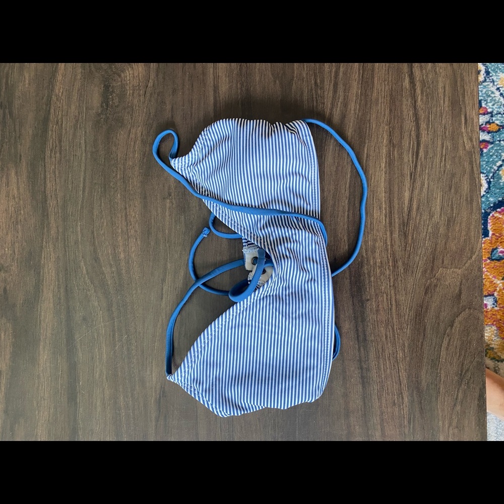 Target lace up back, swimsuit top